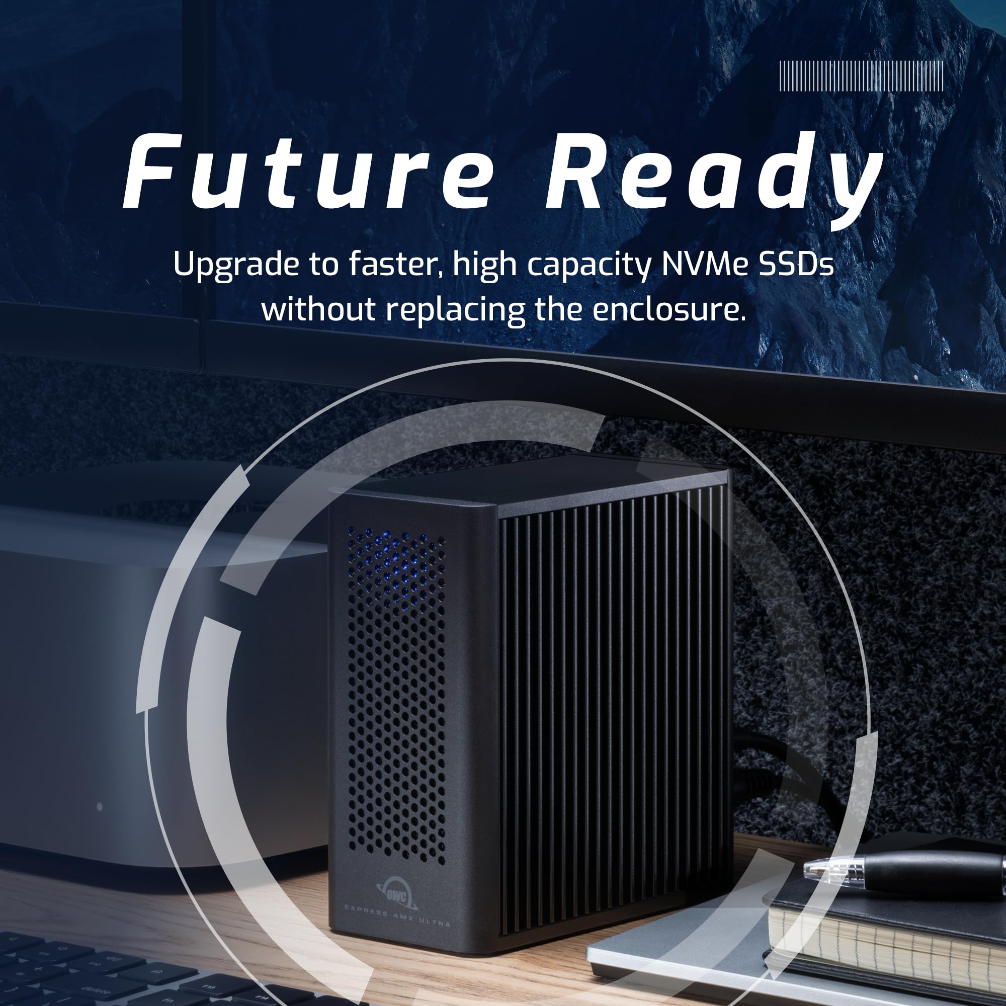 OWC Express 4M2 Ultra Thunderbolt 5 Enclosure NVMe M.2 2242 / 2280